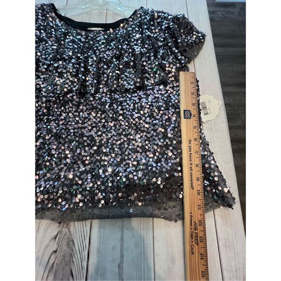 Altered state gray sequin top size small new with tag - Picture 7 of 7